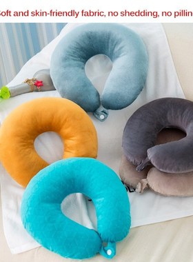 Microbeads U Shaped Soft Travel Pillows Sleeping Head Rest N