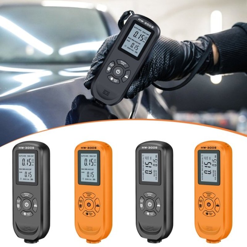 Portable Coating Thickness Gauge Car Painting Depth Gauge Pa