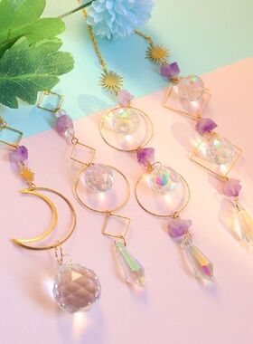 Crystal Pendant for Window Curtains Car Chandelier Lamp