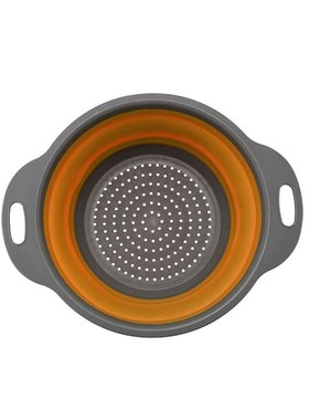 Stock Foldable Colander Food Grade Pasta Strainer Fruit Vege