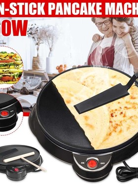 220V Pancake Maker Crepe Machine Non-Stick Griddle Baking Pa
