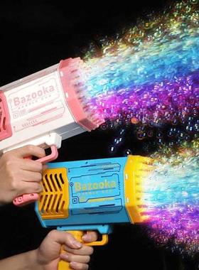 Bubble Gun Rocket 69 Holes Soap Bubbles Machine Gun Shape Au
