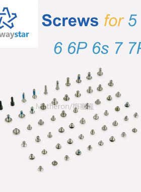 Screws Full Screw Set for iPhone 5 5S 6 7 Repair bolt Comple