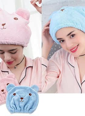 Wrapped-Towels Shower-Hat Bathing-Cap Bathroom-Accessories C