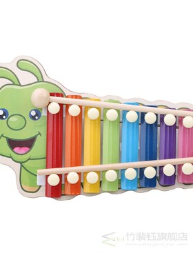 Children Musical  Rainbow Wooden Xylophone Instruts Children