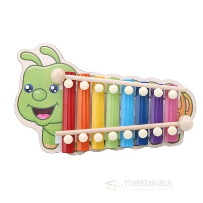 Children Musical  Rainbow Wooden Xylophone Instruts Children
