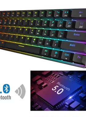 RGB Backlit Bluetooth 5.0 Wireless Dual Mode Mechanical Keyb
