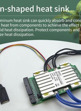 Smart BMS 6S-16S 80A with Bluetooth UART 485 CAN 7S 8S 10S 1