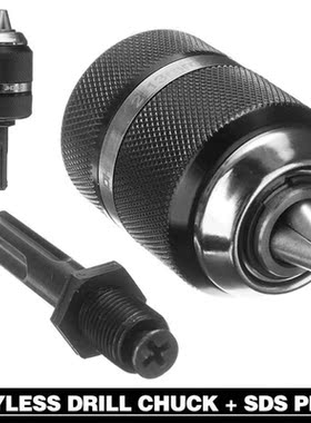 1.5-13mm 1/2-20UNF Drill Chuck Adaptor Metal Keyless Chuck Q