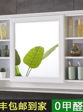 Bathroom mirror caBinet wall hanging toilet mirror shelf