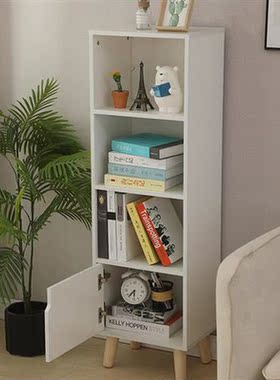 40*30*130cm Floor Standing Shelf Storage Cabinet Pure White