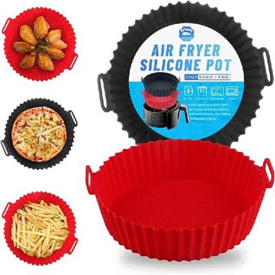 Air Fryer Round Silicone Mat Multifunction Lined Fryer