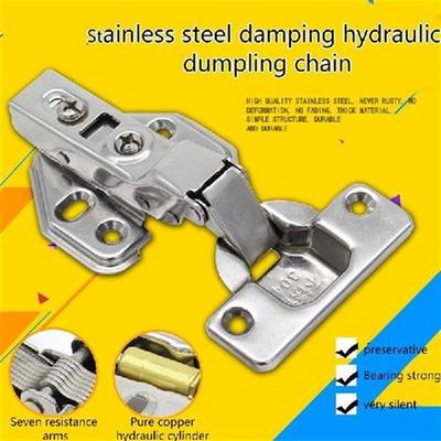 4 Pcs Furniture Hinges Stainless Steel Soft Slow Close
