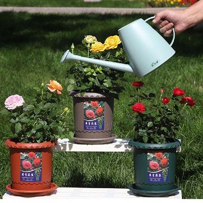18L Watering Pot Gardening Potted Long Mouth Plastic