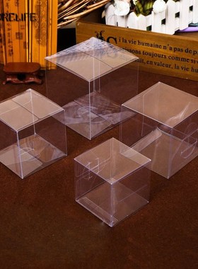 PVC Box Storage-Box Packaging-Boxes Macaron-Gift Square Cand