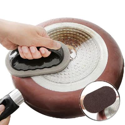 Magic Sponge Eraser Cleaner Melamine Sponge Brush for Pan