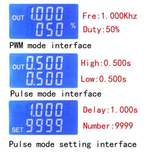 PWM Pulse Generator Frequency Duty Cycle Adjustable Module S
