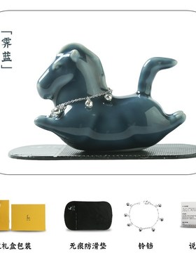 Ceramic art furnishing articles delicate lovely pony car car