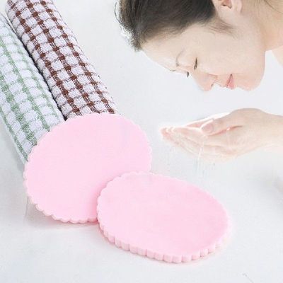 1PC Facial Cleansing Sponge Puff Face Cleaning Wash Pad