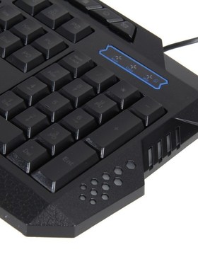 Illuminated 3Colors LED Backlight USB Wired Multimedia PC Ga