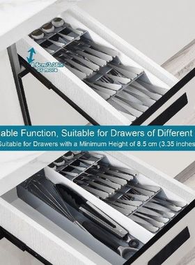 Expandable Drawer Storage Box For Cutlery Utensils Drawers