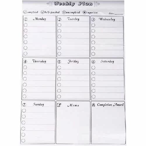 Removable Whiteboard Dry Erase Board Magnets Fridge