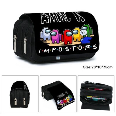 Among Us Game Figure Pen Case Student School Supplies Anime
