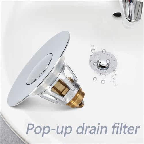Universal Drain Filter 1.1 - 1.34 inch Push Type Drain Plug