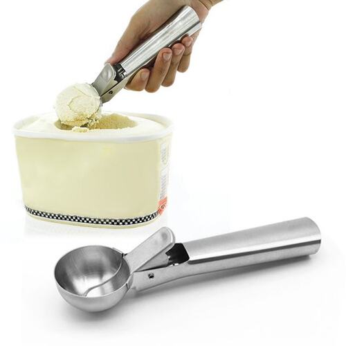 Ice Cream Spoon Kitchen Gadgets 6cm Stainless Steel Spring H