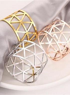 10pc Alloy Napkin Rings Wedding Napkin Rings Decoration