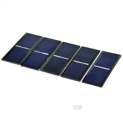 10PCS Polycrystalline Silicon Solar Panels Cells 0.5V 220mA