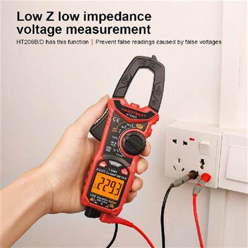 Auto Multimeter with LCD Display Digital Clamp Meter ABS