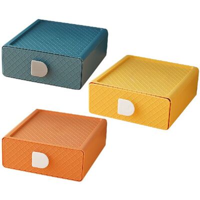 Box Storage Organizer Stationery Drawer Stackable Desktop