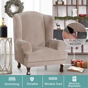 Wingback Armchair Cover Sloping Arm Wing Back Chair Cover St