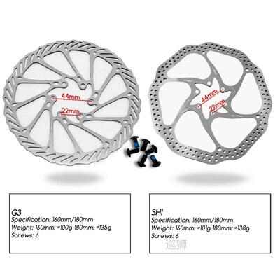 G3  Bicycle Brake CS Sweep Disc Brake Block Lining Rotors MT