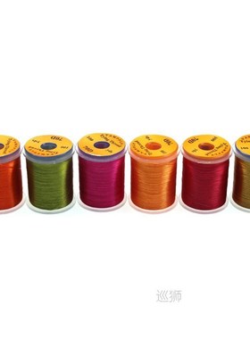 12pcs/set Mix Color 70D Fly Tying Thread for Midge Nymph Sma