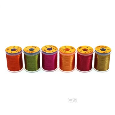 12pcs/set Mix Color 70D Fly Tying Thread for Midge Nymph Sma