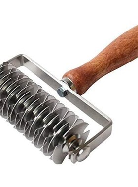 Pastry Crust Roller Cutter Stainless Steel Pie Pizza Cookie