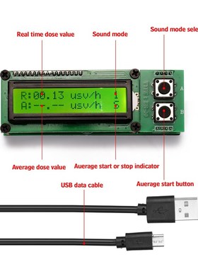 Nuclear Radiation Detector Monitor Radioactive Radiation Tes