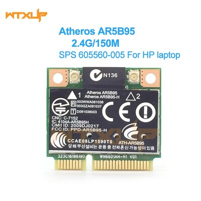 Atheros AR5B95 AR9285 802.11b/g/n Wireless Adapter Half Mini