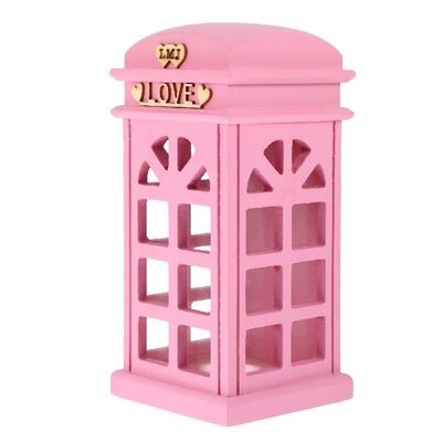 Bank Telephone Money Coin Piggy Vintage Box Booth Pot Jar