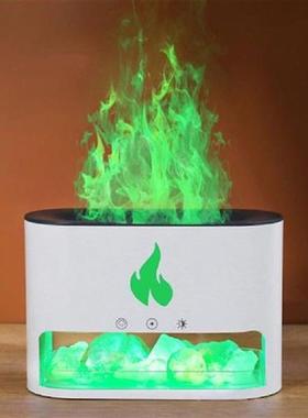 Flame Aroma Diffuser USB Electric Humidificador with Night