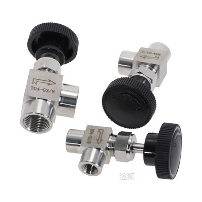 Stainless Steel 304 Needle Valve 1/8'' 1/4''