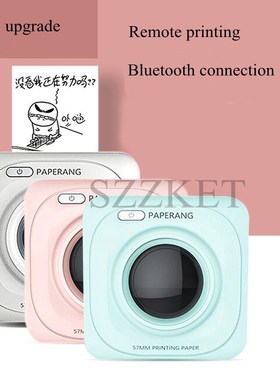1 PC  PAPERANG P1S Portable thermal printer A variety of spe