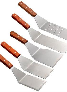 Frying Spatula Scraper Wooden Pizza Paddle Pastry Tools
