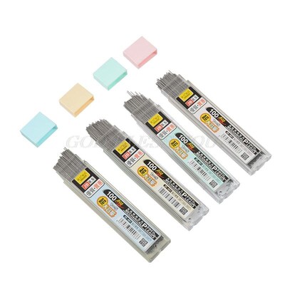 *100Pcs/Box Graphite Lead 2B Mechanical Pencil Refill Plasti