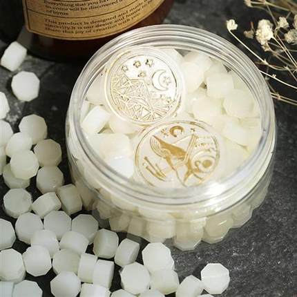 200pcs/set Vintage Octagonal Sealing Wax Beads For Envelope