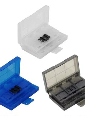 24 in 1 Hard Game Card Holder Storage Box with 2 TF Card Slo