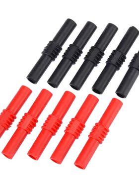 10pcs 4mm Female to Female Banana Jack Insulated Adapter Cou