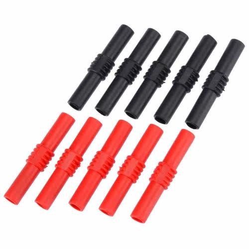 10pcs 4mm Female to Female Banana Jack Insulated Adapter Cou